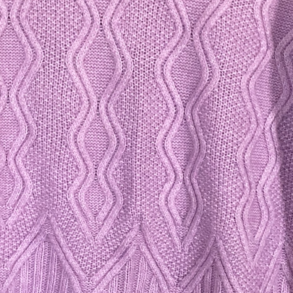 Sonoma sweater cowlneck supersoft tunic lavender casual boho office M - Picture 7 of 17